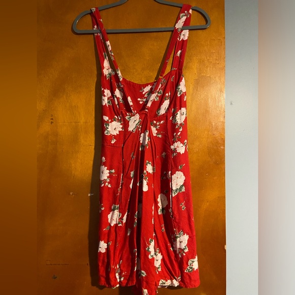Red Volcom romper - Picture 2 of 5
